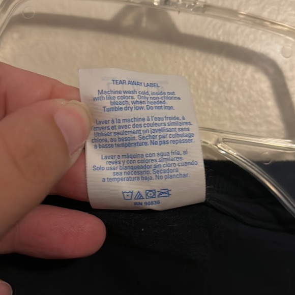 Port and Company Black and White L Shirt - Picture 8 of 8